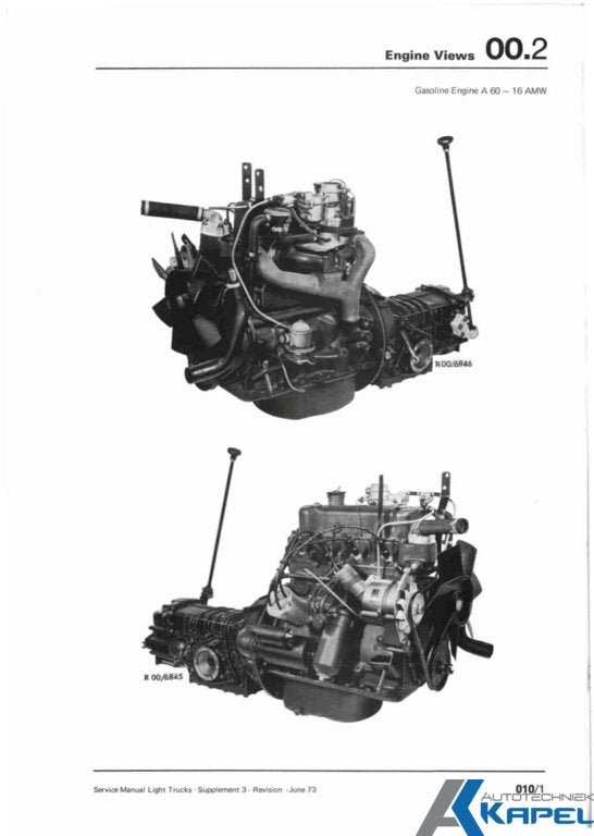 Benzine motor A60 en A70 Online PDF engels, Autos : Divers