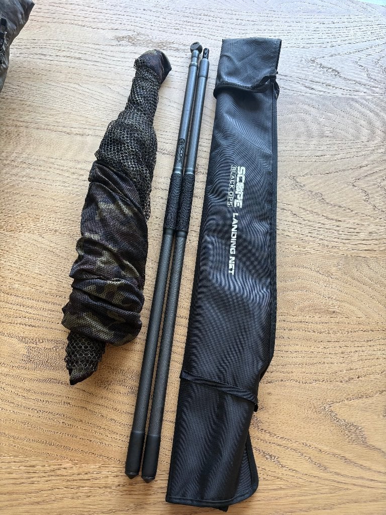 NASH SCOPE BLACK OPS LANDING NET (1x gebruikt!), Enlèvement ou Envoi, Comme neuf