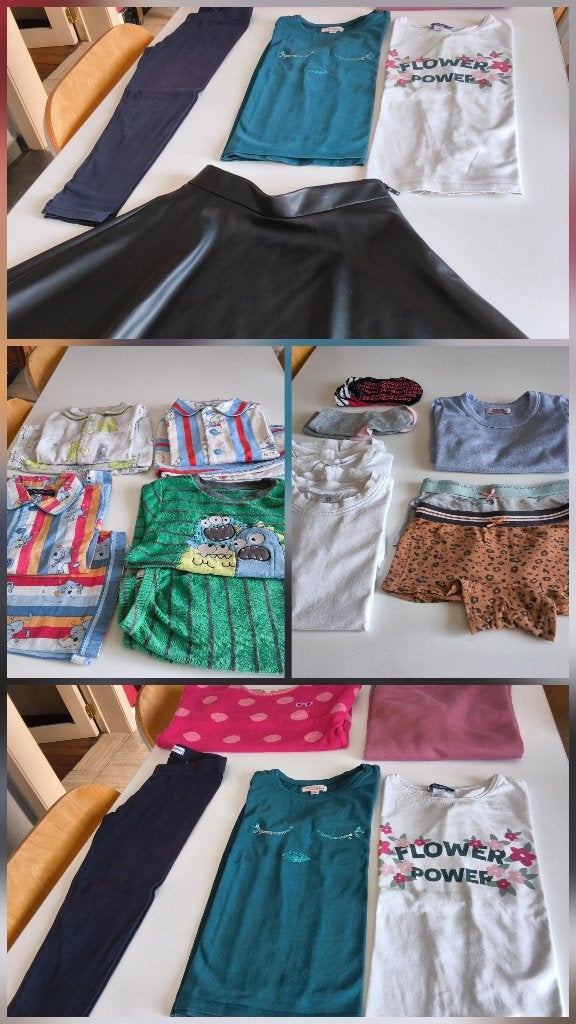 Vêtements enfant T. 6 ans/pyjamas/pull/t-shirt/legging/jupe, Enlèvement ou Envoi, Utilisé, Fille