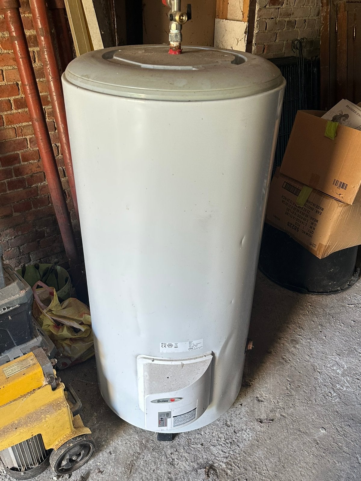 Elektrische boiler 200l, Doe-het-zelf en Bouw, Ophalen, Zo goed als nieuw, Boiler