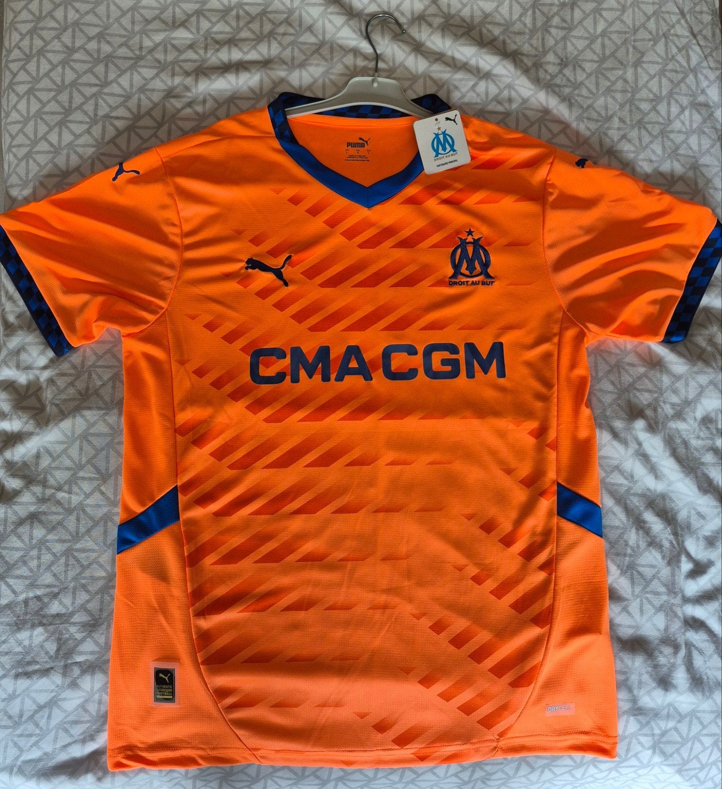 Maillot foot Marseille / Liverpool, Taille L, Enlèvement ou Envoi, Neuf, Maillot