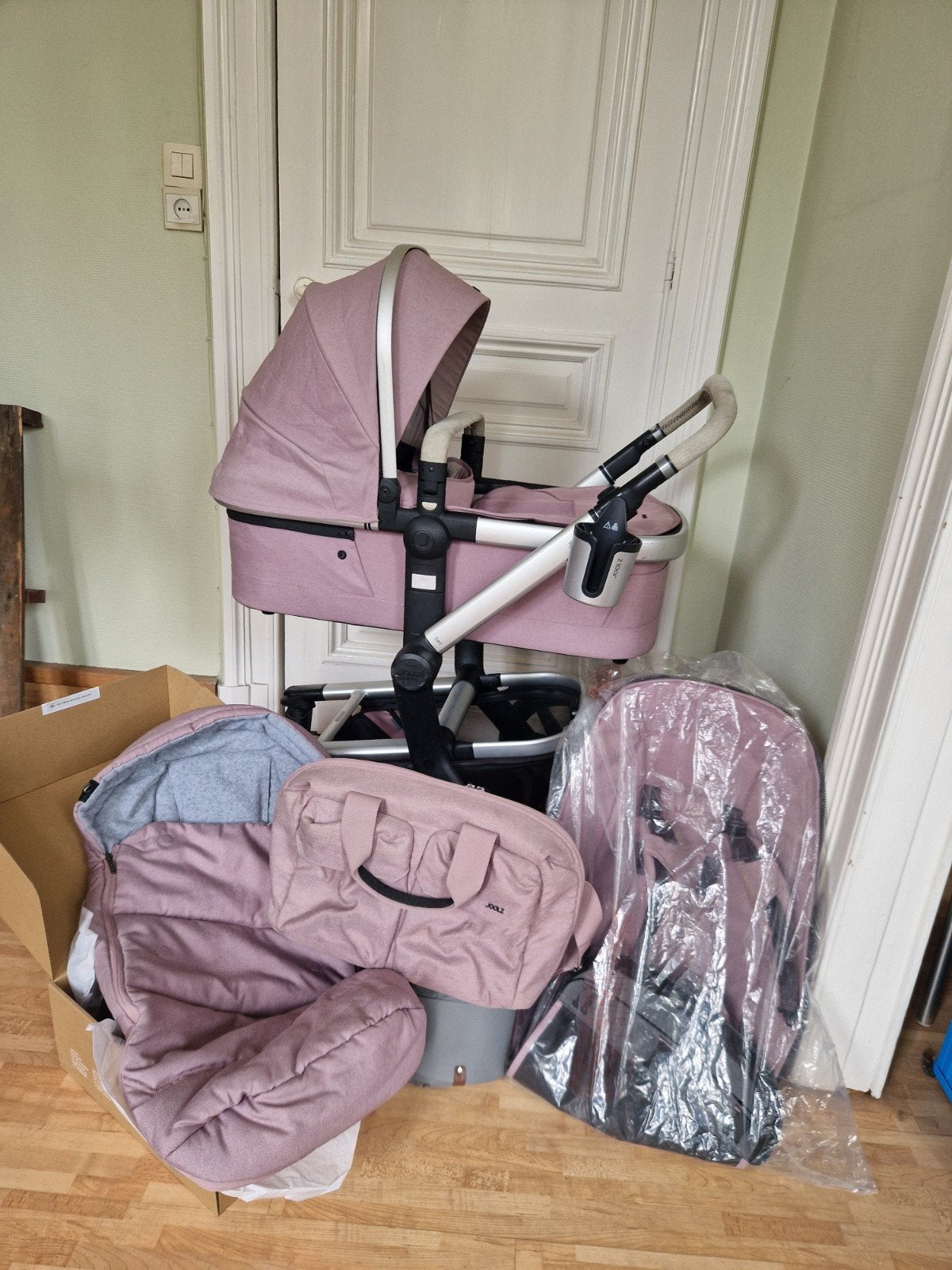 Joolz Day + kinderwagen met veel originele accesoires
+, Kinderen en Baby's, Ophalen, Kinderwagen