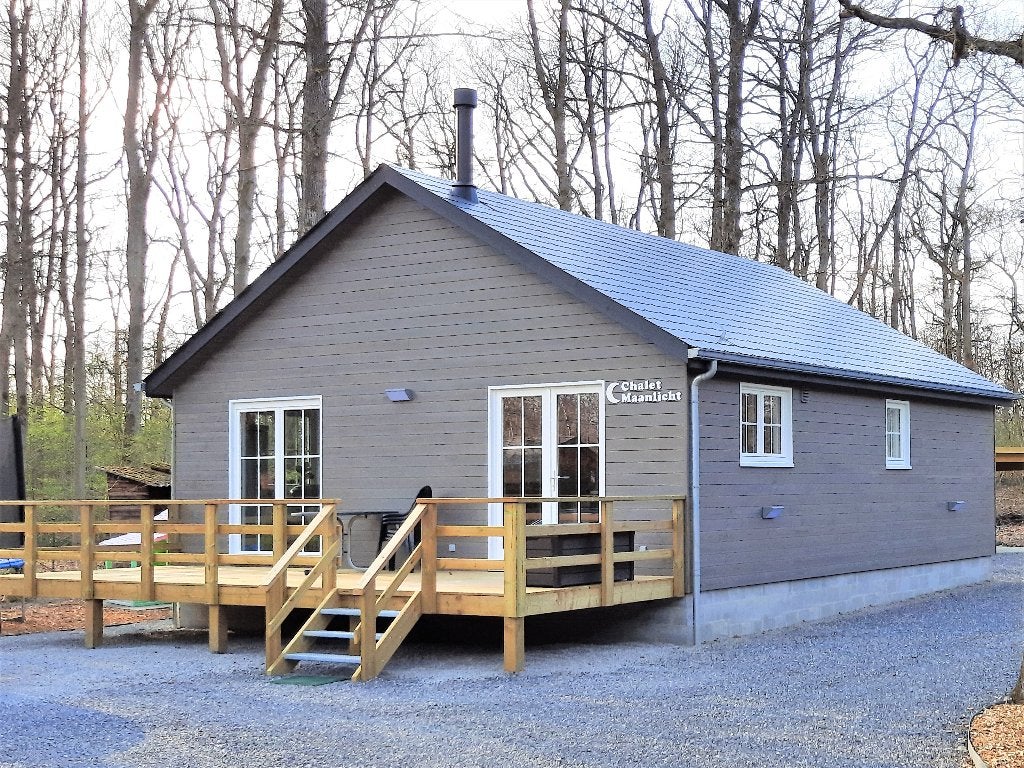 Nieuwe Chalet Maanlicht in de Belgische Ardennen te huur, In bos, Afwasmachine, Landelijk, Chalet, Bungalow of Caravan