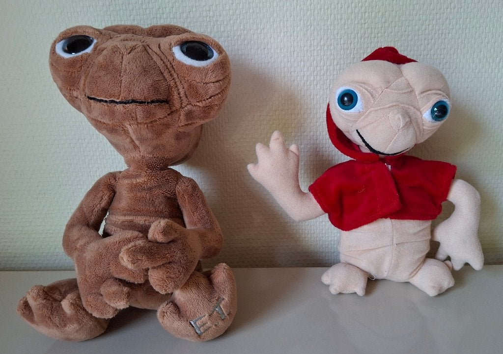 2 Vintage 'ET' knuffels, Verzamelen, Ophalen of Verzenden, Zo goed als nieuw