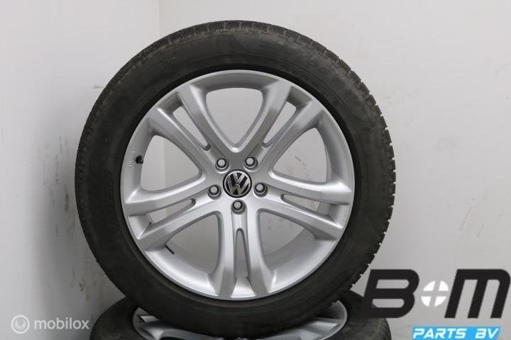 WINTER! ORIGINEEL! 19 inch velgen VW Tiguan 3! 5N0601025G, Gebruikt, Banden en Velgen, Overige maten, Winterbanden