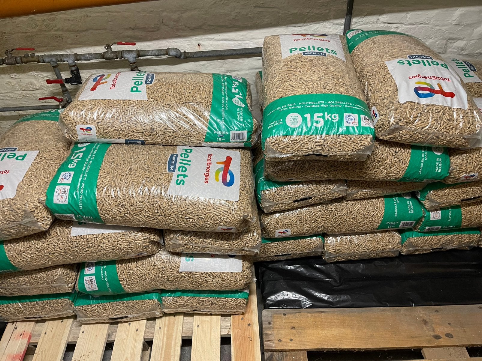 Sac de pellet (31), Enlèvement