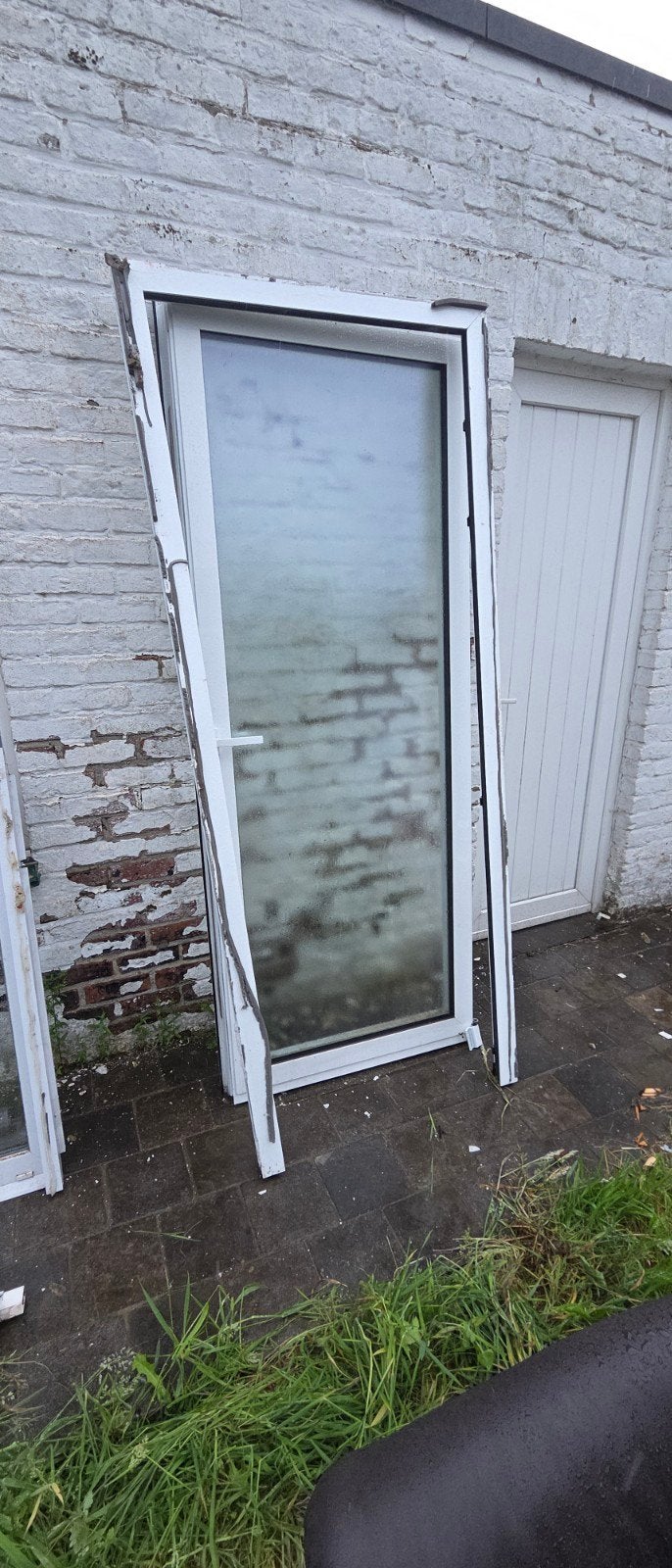 Nieuwe metaal deur met rolluik, Ophalen, Metaal