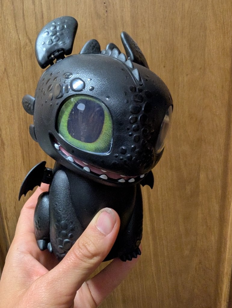 How you train your dragon interactieve draak tandloos, Kinderen en Baby's, Speelgoed | Actiefiguren, Ophalen of Verzenden, Zo goed als nieuw