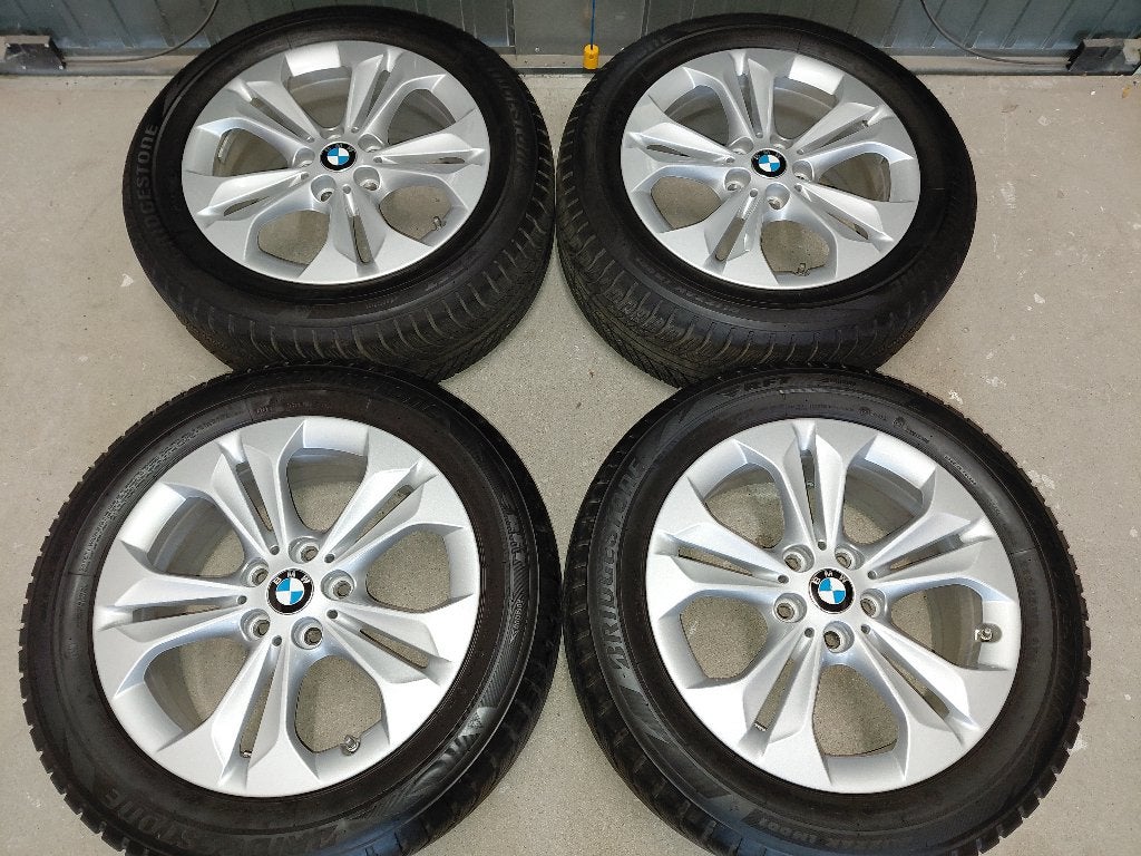 17 inch velgen met winterbanden BMW X1 F48 / X2 F39, Ophalen, Gebruikt, Banden en Velgen, 17 inch