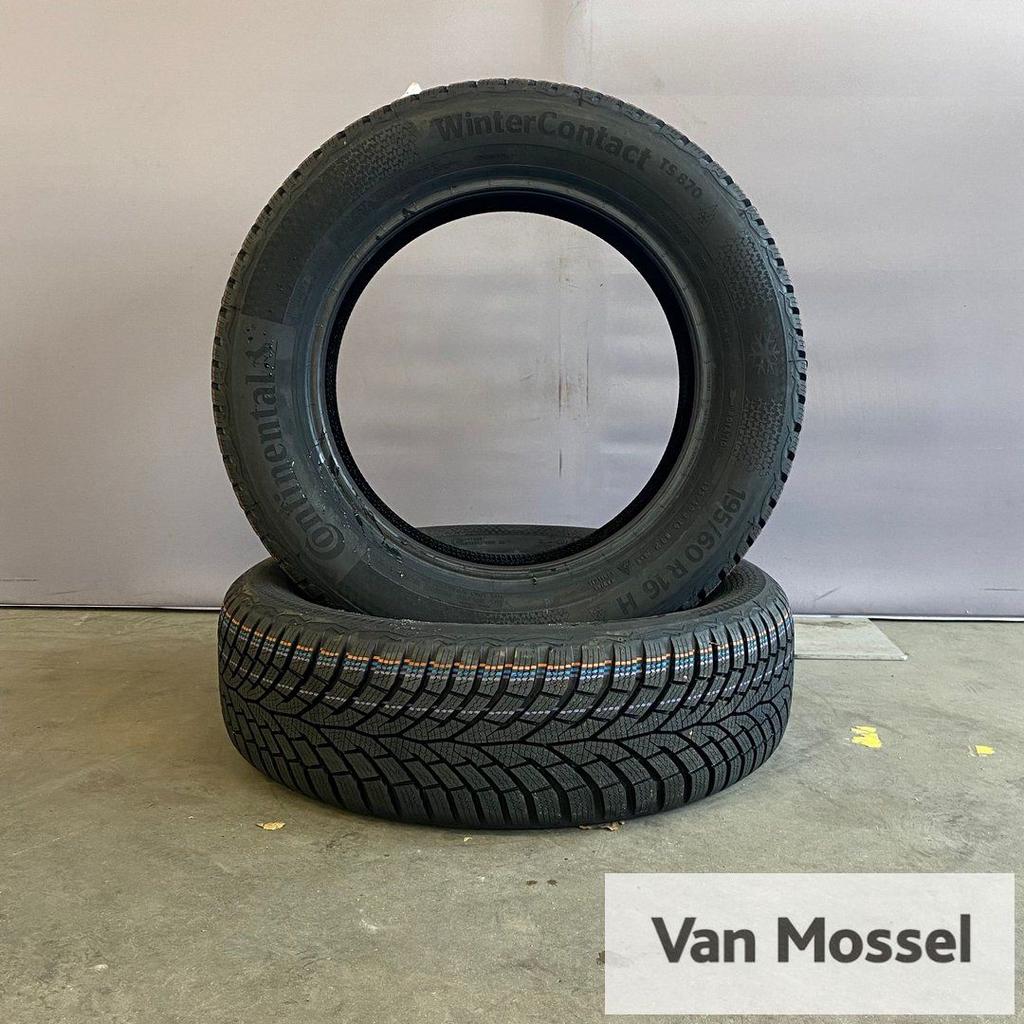 Continental WinterContact TS870 195/60/R16 89H, Auto-onderdelen, Banden en Velgen, Gebruikt, -, Band(en), 195 mm