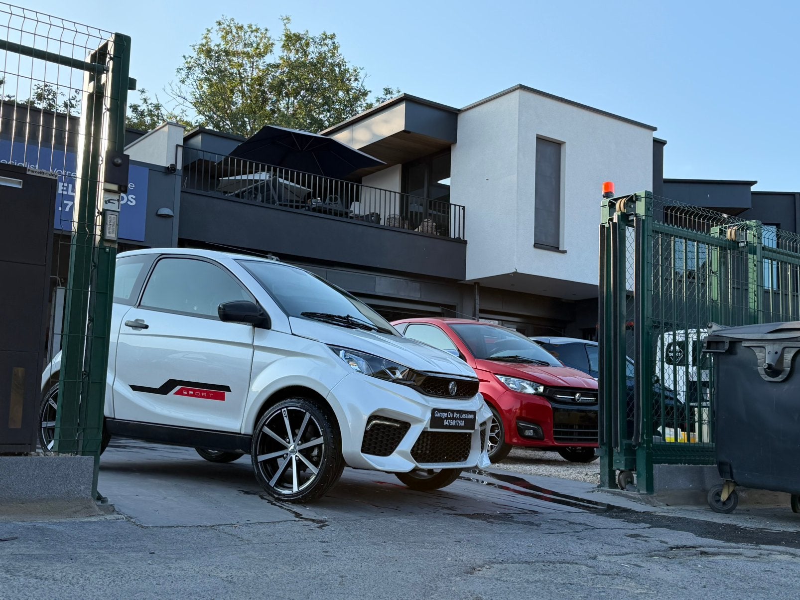 aixam city s bj 2024 met slechts 4000km, Auto's, Aixam, Wit, Leder, Diesel, 6 kW
