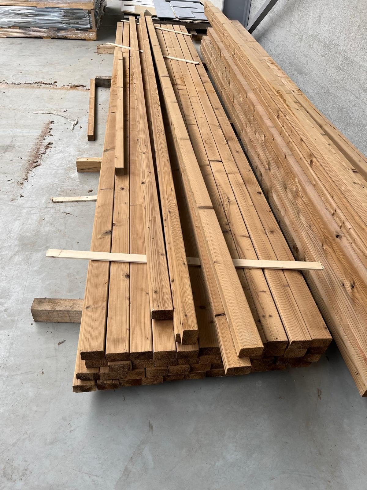 Thermowood Grenen - kepers - 68 x 42 mm - 198 lopende meter, Enlèvement, Neuf, 250 cm ou plus, Bois dur