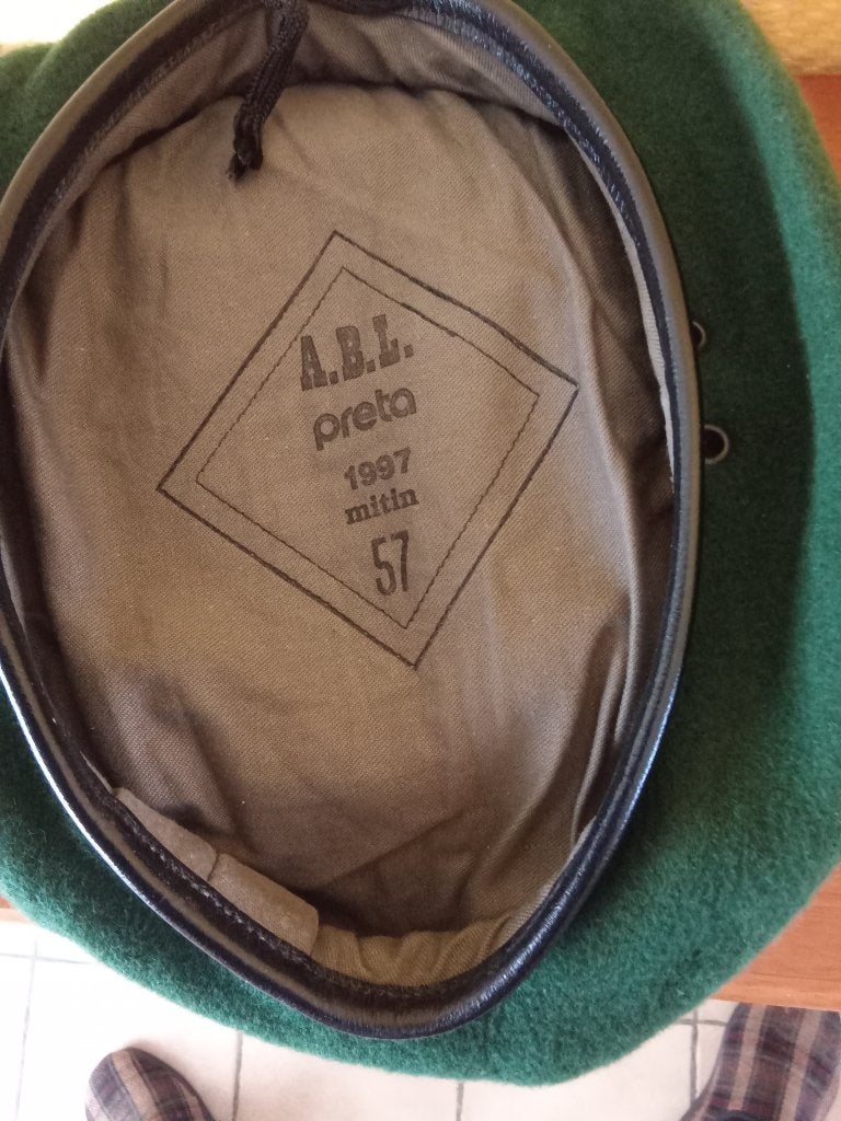 Béret vert dû 2 cod ABL Para commando original, Collections, Envoi