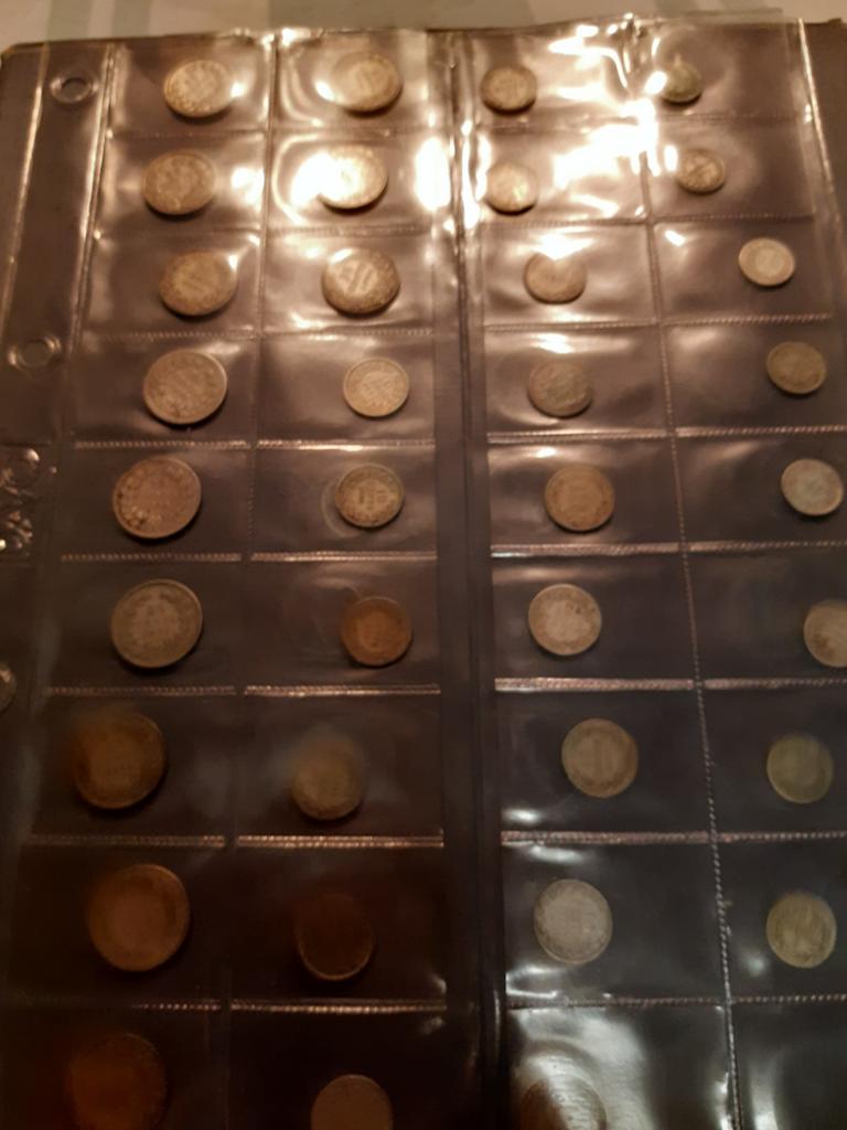 Verz. Ned.oude zilver munten 36 verchillende data, Postzegels en Munten, Verzenden, Zilver