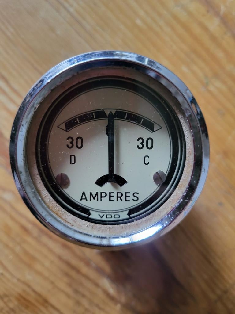 Vintage VDO amperemeter, Ophalen of Verzenden