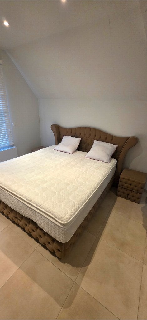 Bed, Huis en Inrichting, Ophalen, Gebruikt, Overige kleuren, Tweepersoons