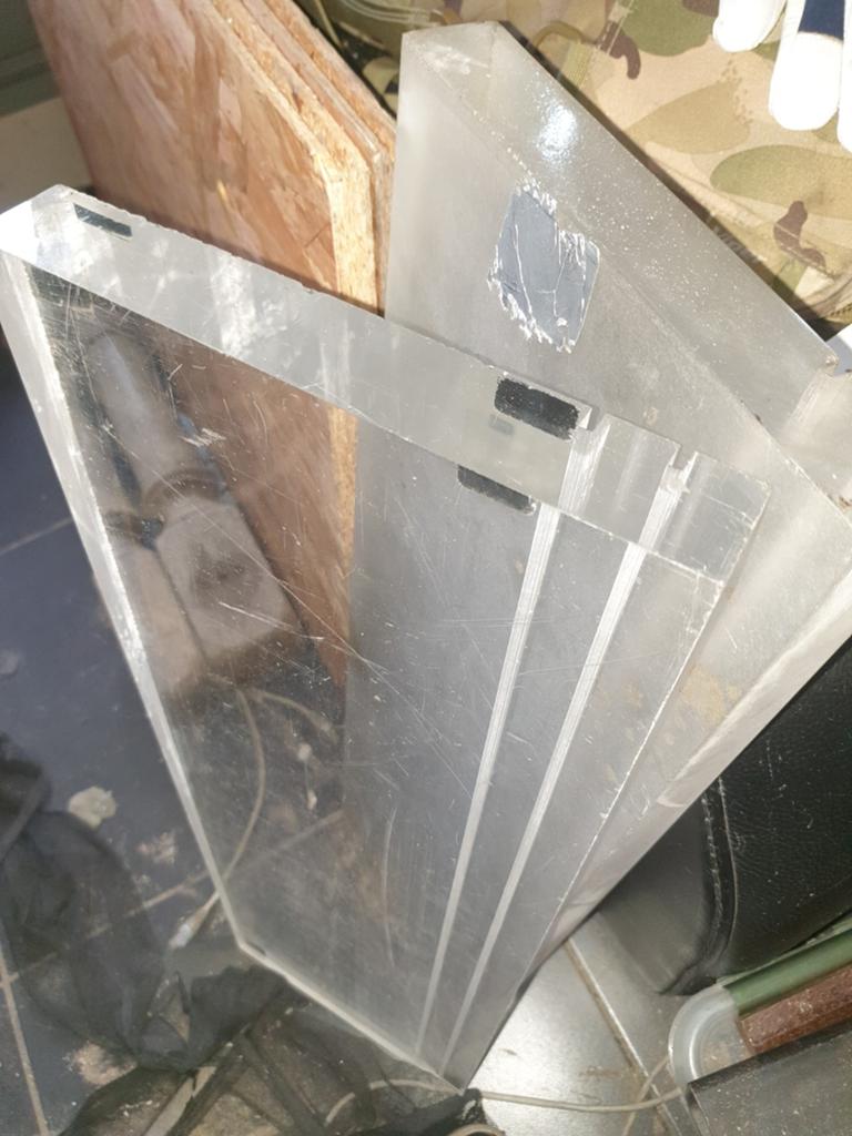 Partij dik Plexiglas / Acrylaat blokken 35mm (5 stuks) - Ide, Ophalen