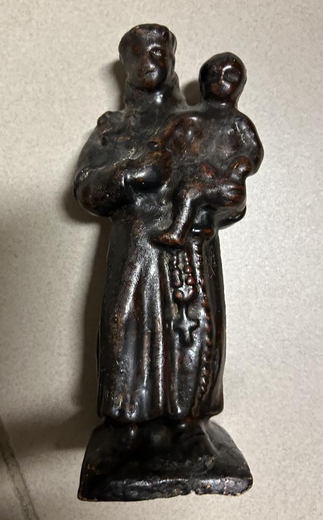 Mooi Beeldje - Sint Antonius - 17cm - Gips, Antiek en Kunst, Ophalen of Verzenden