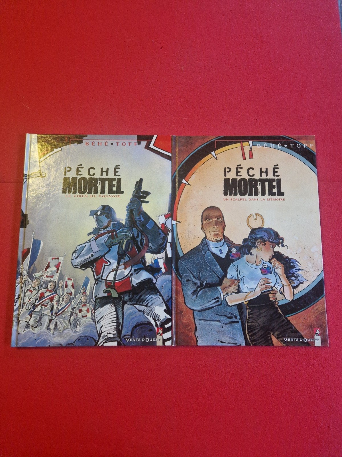 Lot de 2 bd péché mortel 1 et 2, Enlèvement ou Envoi