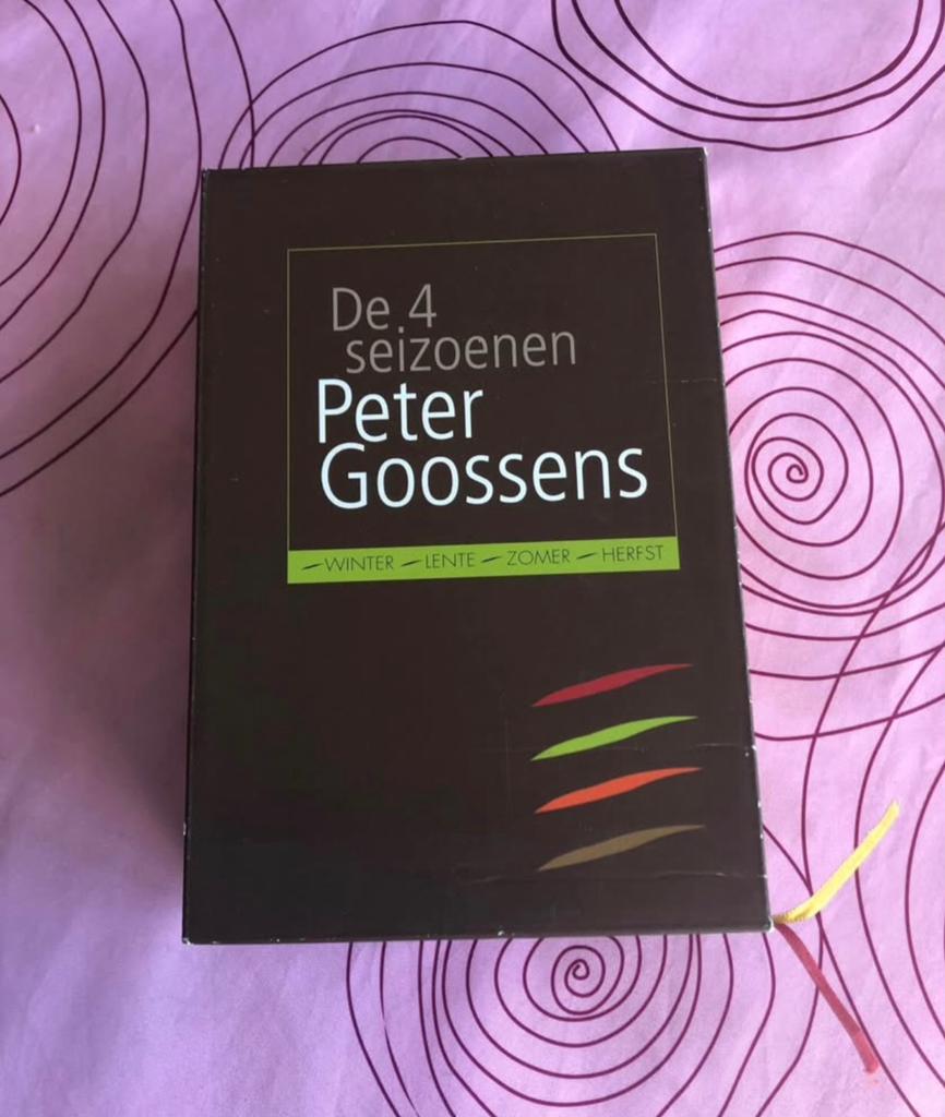 4 kookboeken van Peter Goossens (4 seizoenen), Ophalen, Zo goed als nieuw