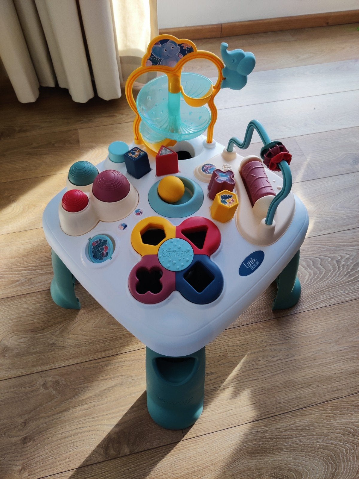 Smoby activiteitentafel, Enlèvement