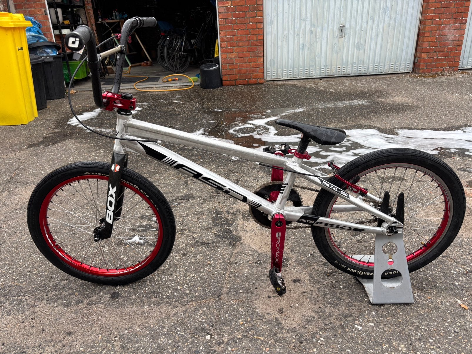 Bmx fiets xxl, Fietsen en Brommers, Ophalen, Gebruikt, Aluminium, Velgrem