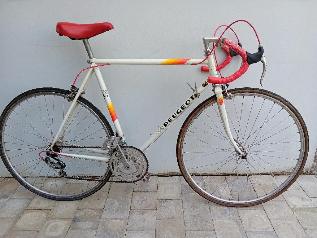 Vintage koersfiets Peugeot maat 58, Fietsen en Brommers, 55 tot 59 cm, Ophalen, Velgrem, Jaren '60 of nieuwer