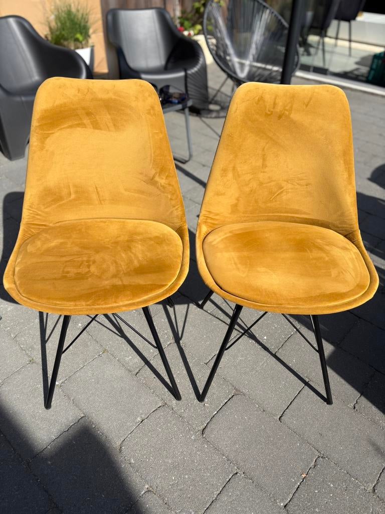 2 stoelen - Kick Collection, Maison & Meubles, Chaises, Autres couleurs, Comme neuf, Deux, Enlèvement