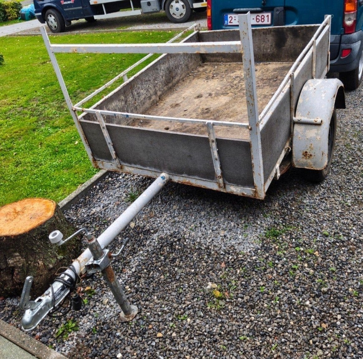 aanhangwagen, Ophalen, Gebruikt