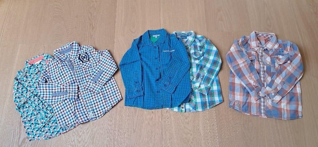 Hemden maat 104/110/122, Kinderen en Baby's, Ophalen of Verzenden, Gebruikt