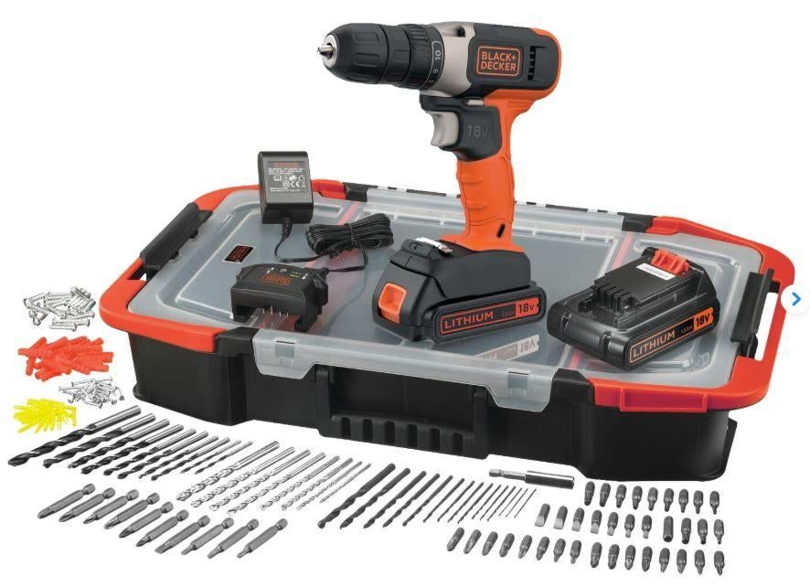 Black & Decker  - Schroefboormachine met lader en 160 ac., Ophalen of Verzenden, Nieuw