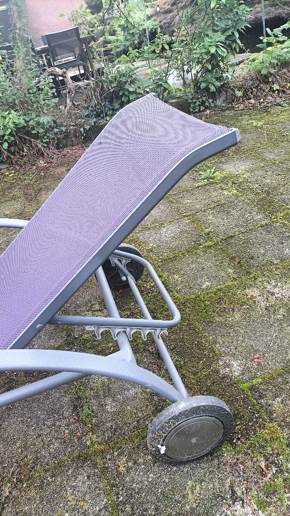 Ligbed, Jardin & Terrasse, Chaises longues, Enlèvement, Utilisé, Métal, Pliant
