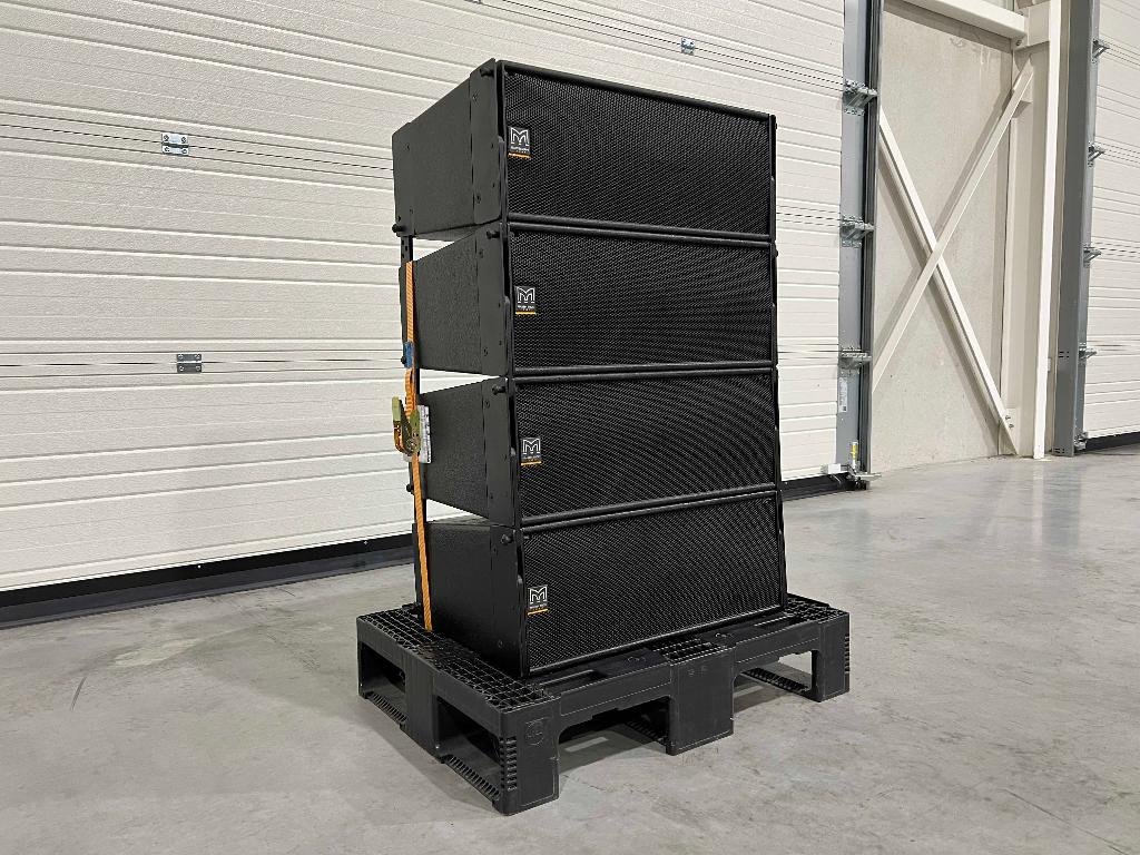 Martin Audio W8LMi 2x8"/2x1" line array (bi-amp!) (4x), Overige merken, Gebruikt, Ophalen of Verzenden, 120 watt of meer