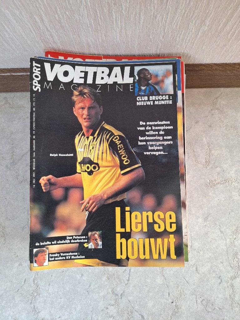 Sport/voetbalmagzine jaren 90, Ophalen, Gelezen, Sport en Vrije tijd