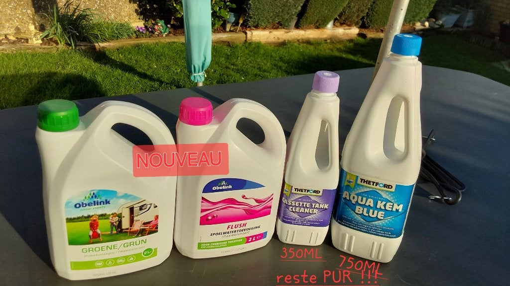 PRODUITS D’ENTRETIENS WC CASETTE ET// MOBILHOME, Caravanes & Camping, Enlèvement, Comme neuf