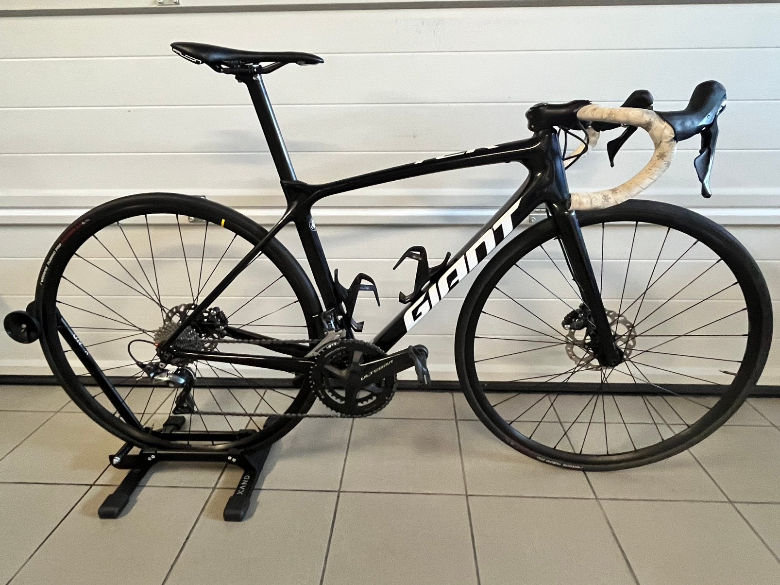 Giant TCR Advanced 2 DiscPro (aspirantenverzet + powermeter), Fietsen en Brommers, Ophalen, 28 inch, Gebruikt, Carbon