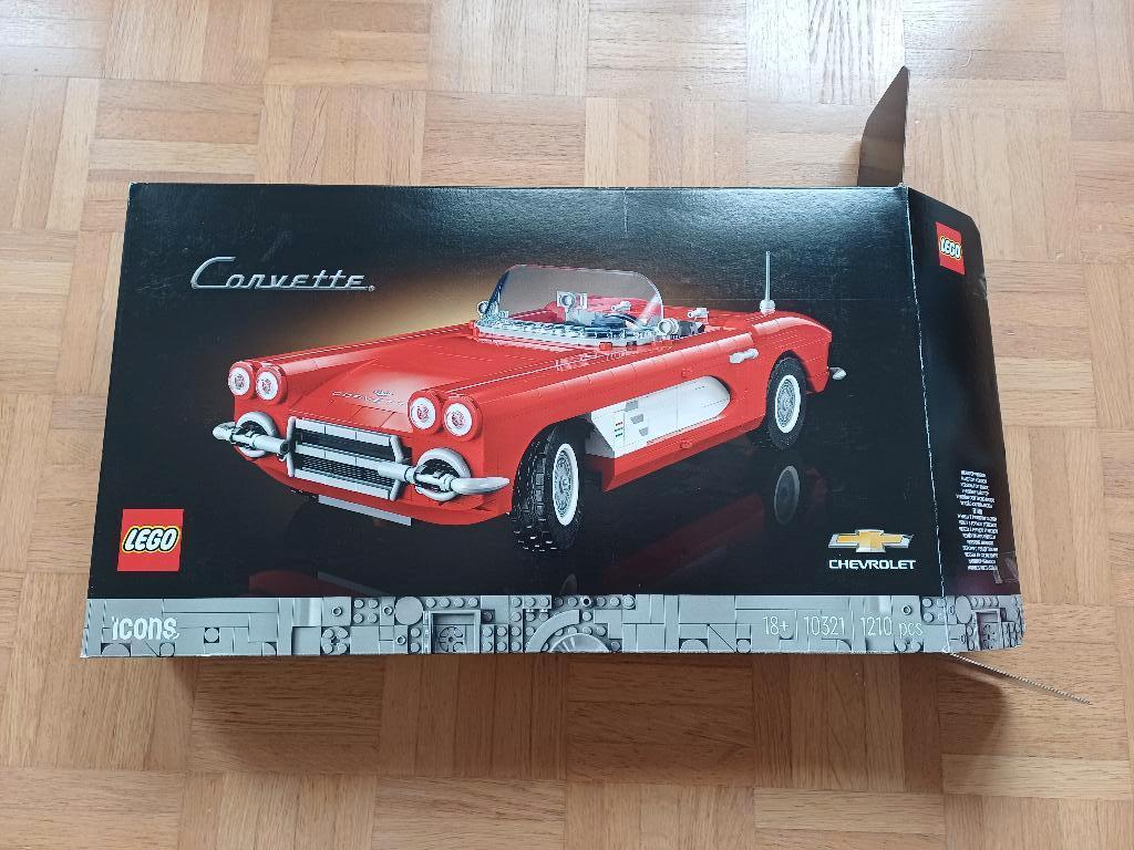 Lego 10321 Corvette, Ophalen of Verzenden, Zo goed als nieuw, Complete set, Lego