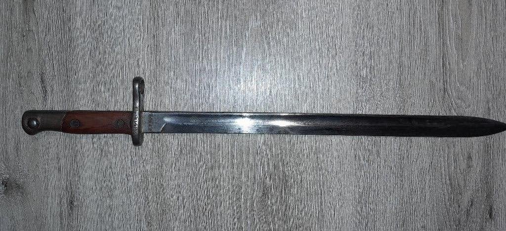 Baïonnette Anglaise Ww1 Cavalerie, Collections, Enlèvement ou Envoi, Armée de terre, Couteau ou Poignard
