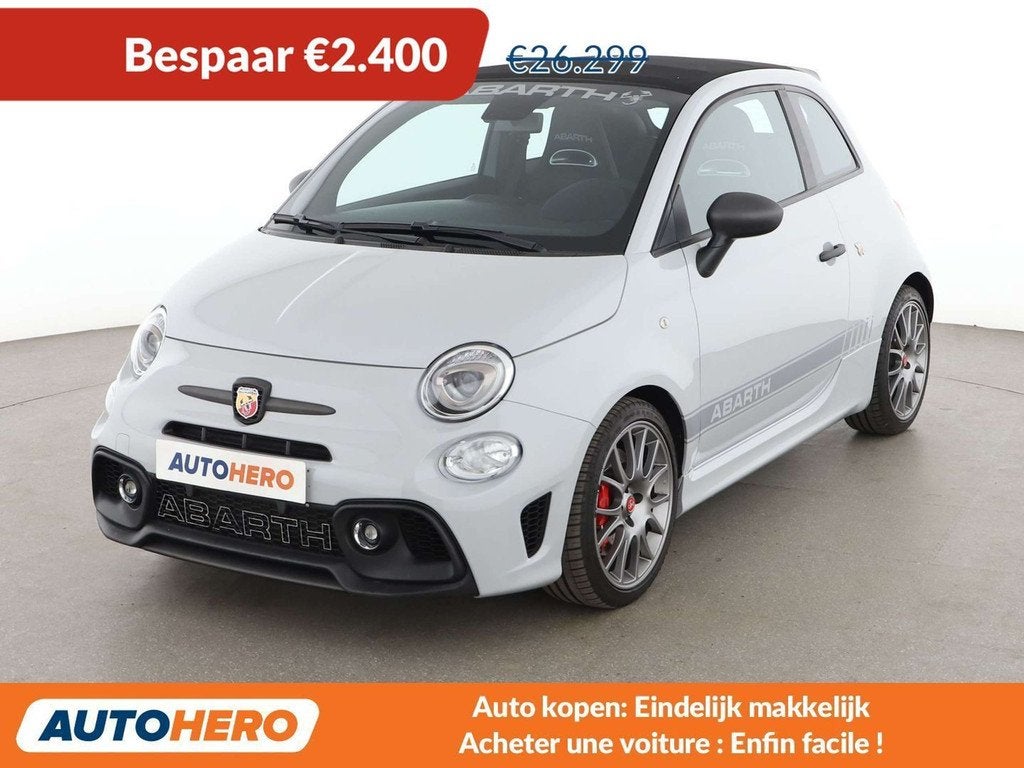 Abarth 695C 1.4 Turbo (année de construction 2022), Autos, Abarth, Cuir, Argent ou Gris, Achat, Euro 6