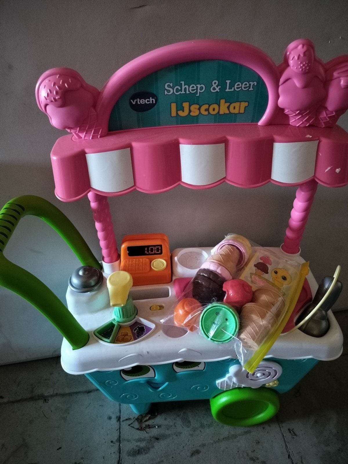 VTech ijskar, Ophalen