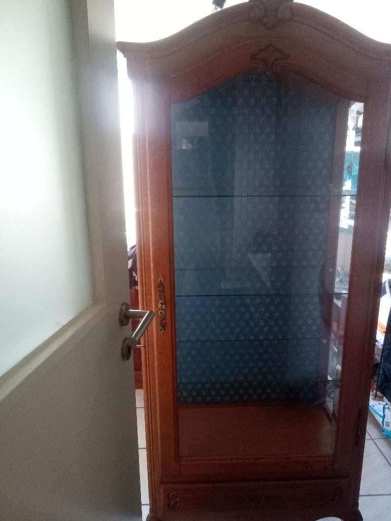 vitrine kast, Antiek en Kunst, Antiek | Meubels | Kasten, Ophalen