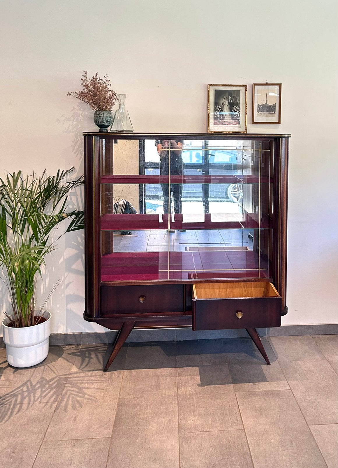 Vintage 50’s kast, Ophalen, Gebruikt