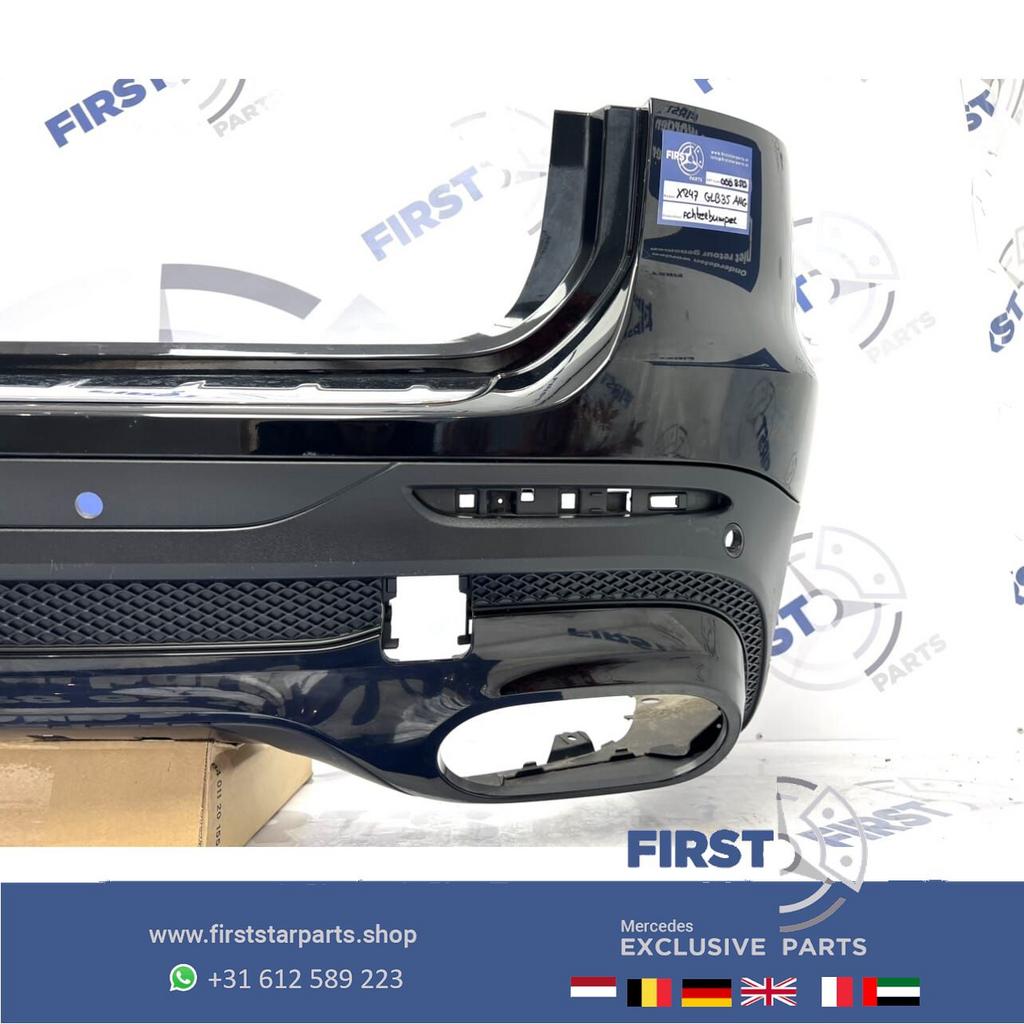 (X247) GLB 35 AMG ACHTERBUMPER + DIFFUSER ZWART origineel Me, Gebruikt, -, Ophalen of Verzenden, Achter