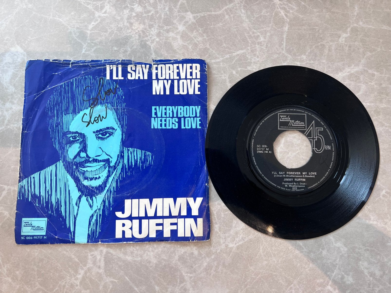 Vinyl 7" 45RPM Jimmy Ruffin, Ophalen of Verzenden, Gebruikt, 7 inch