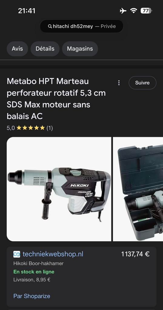OCCASION PARFAIT ETAT MARCHE, Enlèvement, Comme neuf