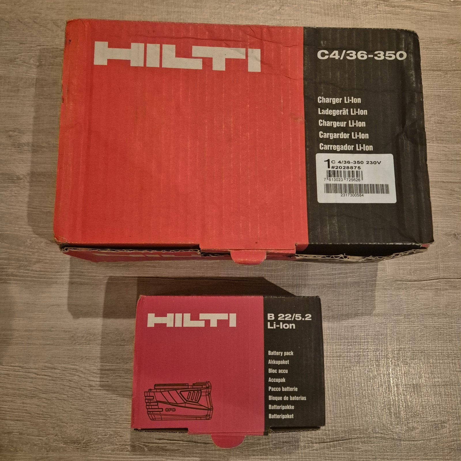 HILTI, Enlèvement, Hilti