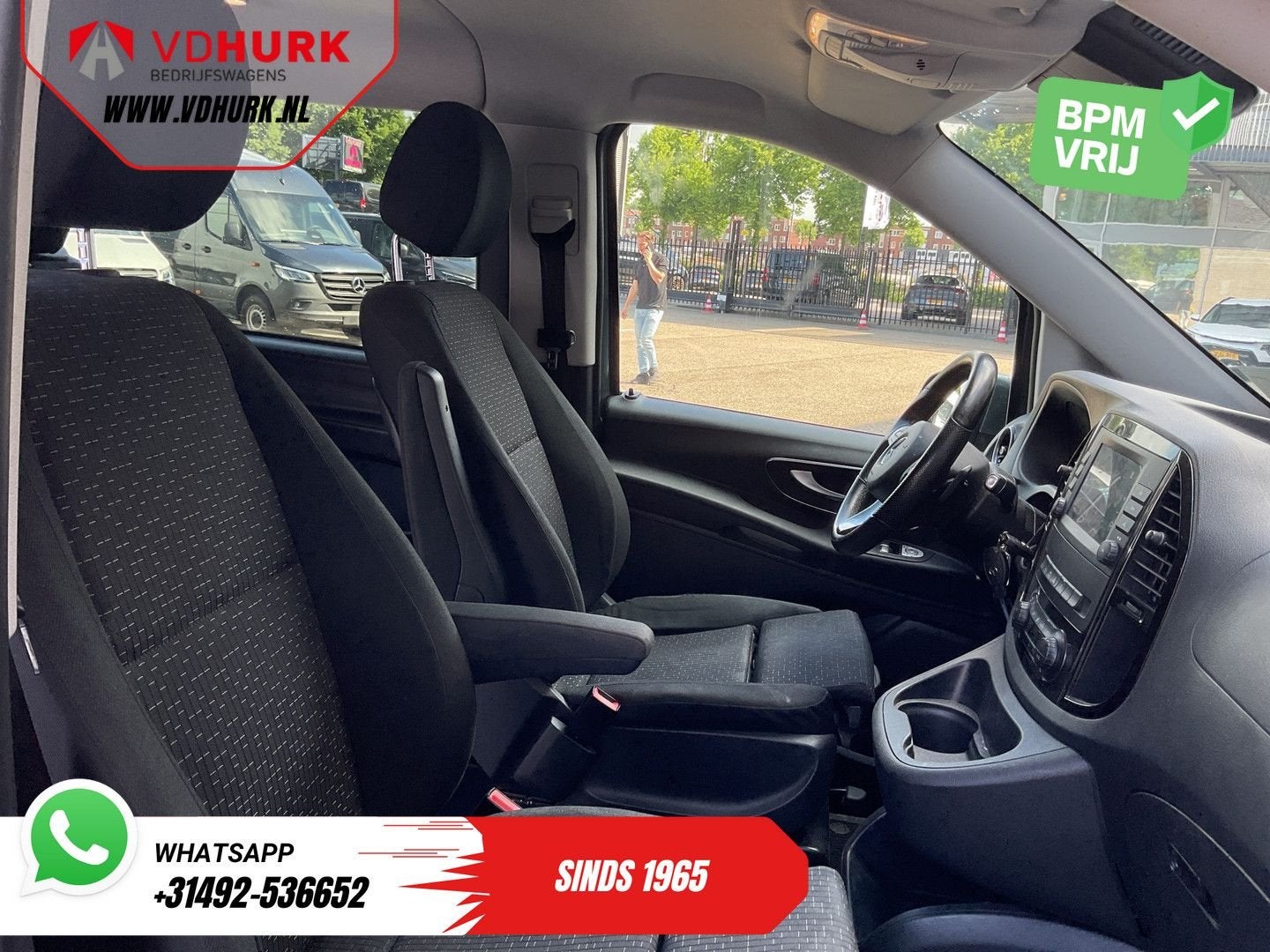 Mercedes-Benz Vito 119 CDI Aut. XL L3 DC Dubbel Cabine/ LED/, Autos, Camionnettes & Utilitaires, Argent ou Gris, Achat, Entreprise