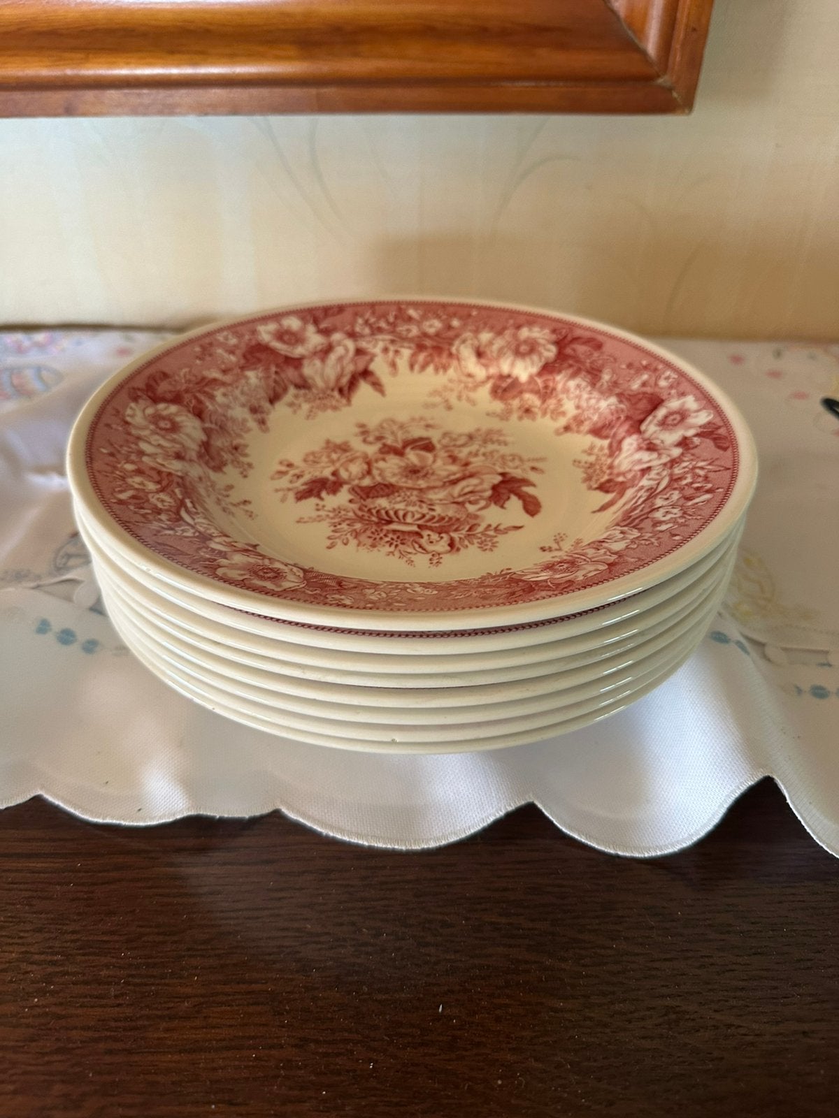 8 diepe borden Royal Sphinx Maastricht- Balmoral, Antiek en Kunst, Antiek | Servies los, Ophalen