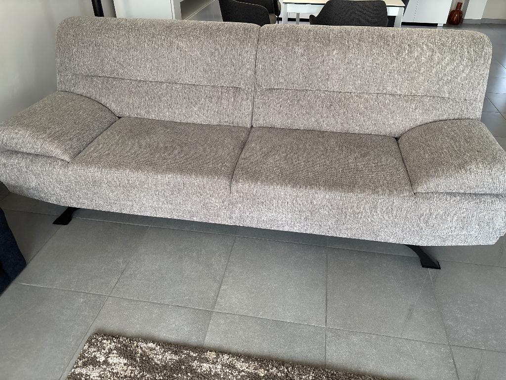 Zetel 3-zit top kwaliteit, 200 à 250 cm, Banc droit, Comme neuf, Enlèvement
