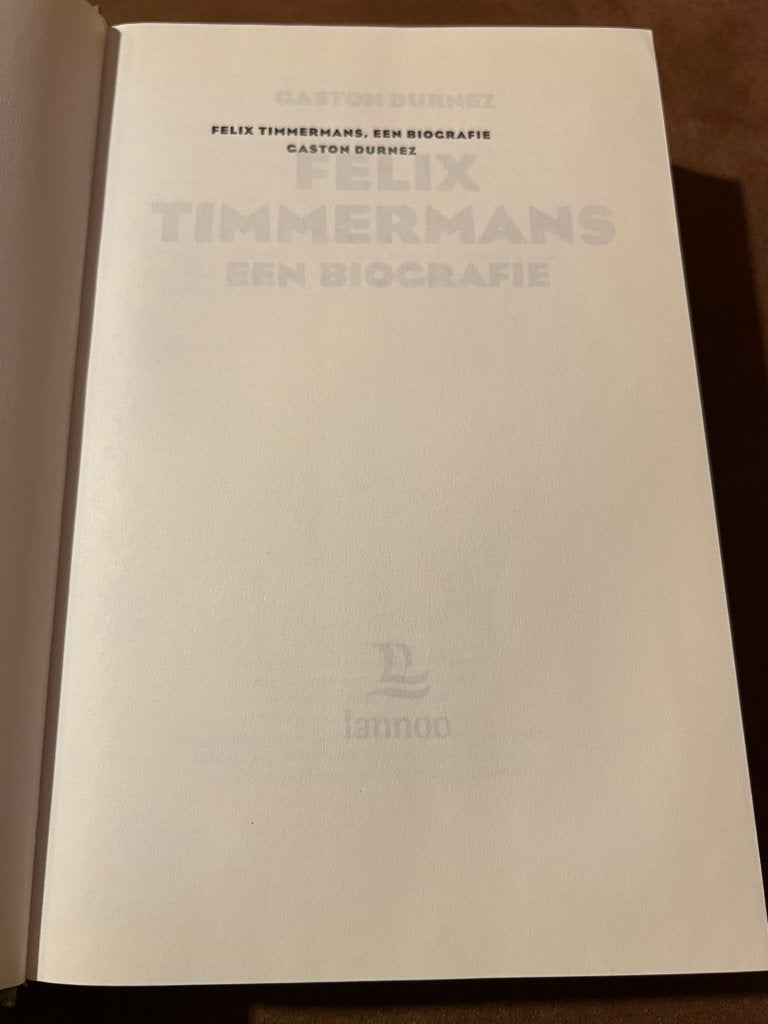 Felix Timmermans, een biografie, door Gaston Durnez, Boeken, Kunst en Cultuur, Zo goed als nieuw, Gaston Durnez, Ophalen of Verzenden